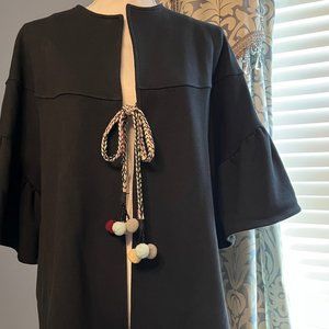 IC BY CONNIE K Black Bell Sleeve Cardigan Jacket